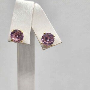 NEW Sterling Silver 925 PINK GemStone Studs - Earrings